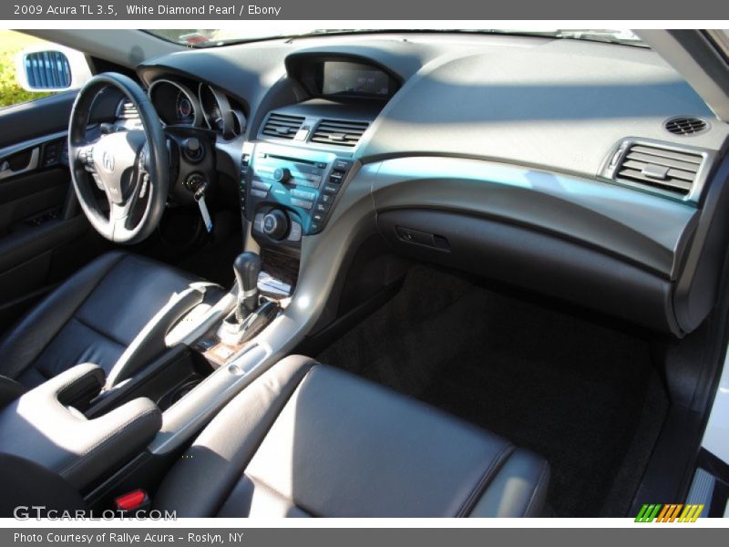 White Diamond Pearl / Ebony 2009 Acura TL 3.5