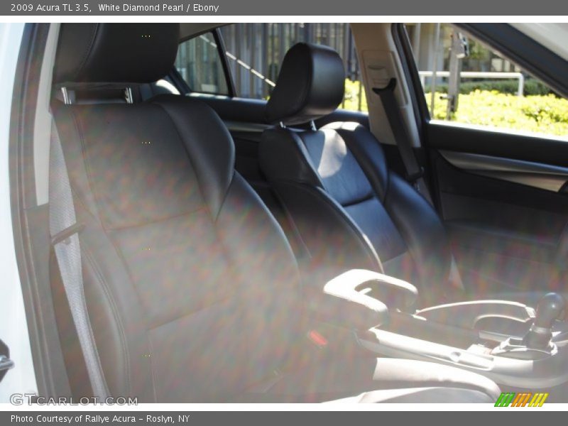White Diamond Pearl / Ebony 2009 Acura TL 3.5