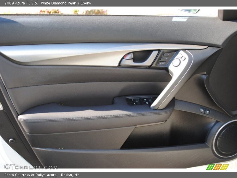 White Diamond Pearl / Ebony 2009 Acura TL 3.5