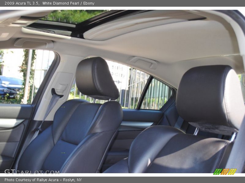 White Diamond Pearl / Ebony 2009 Acura TL 3.5