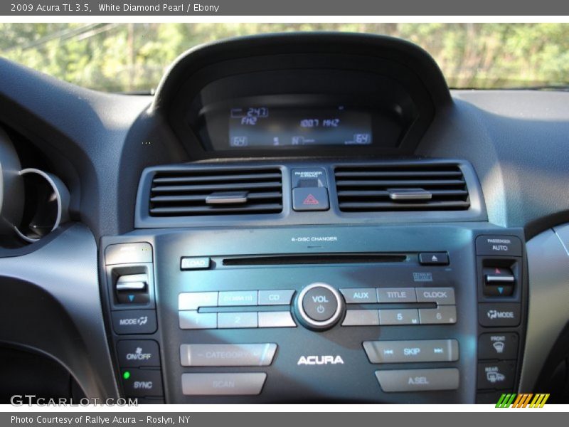 White Diamond Pearl / Ebony 2009 Acura TL 3.5