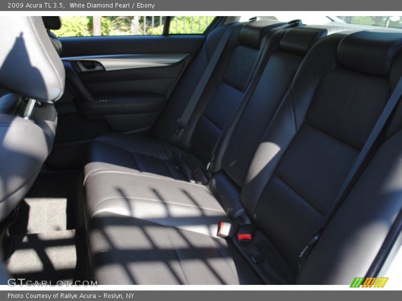White Diamond Pearl / Ebony 2009 Acura TL 3.5