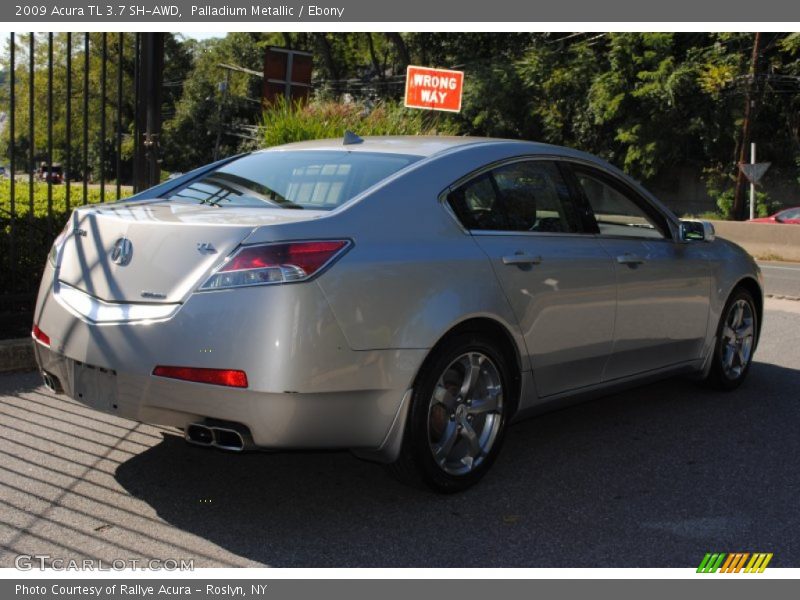 Palladium Metallic / Ebony 2009 Acura TL 3.7 SH-AWD