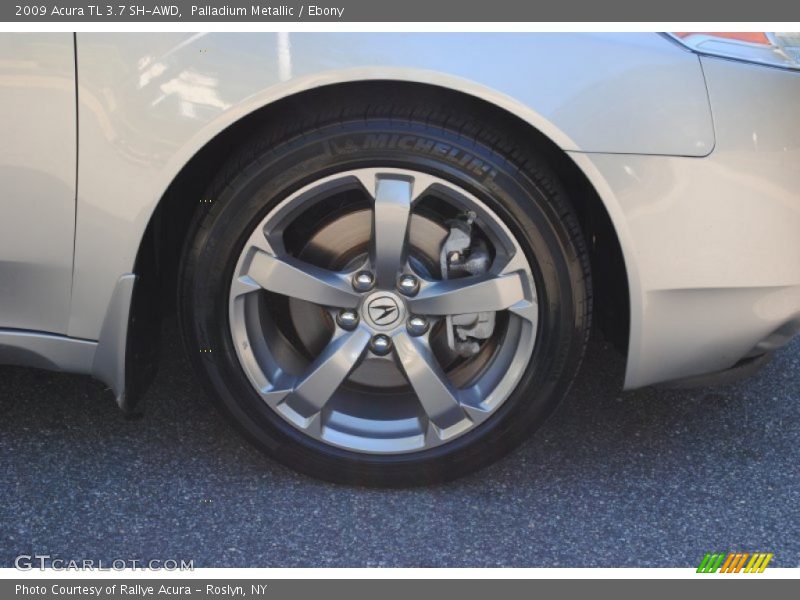 Palladium Metallic / Ebony 2009 Acura TL 3.7 SH-AWD
