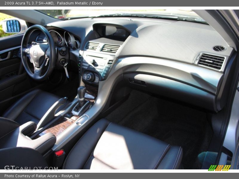 Palladium Metallic / Ebony 2009 Acura TL 3.7 SH-AWD