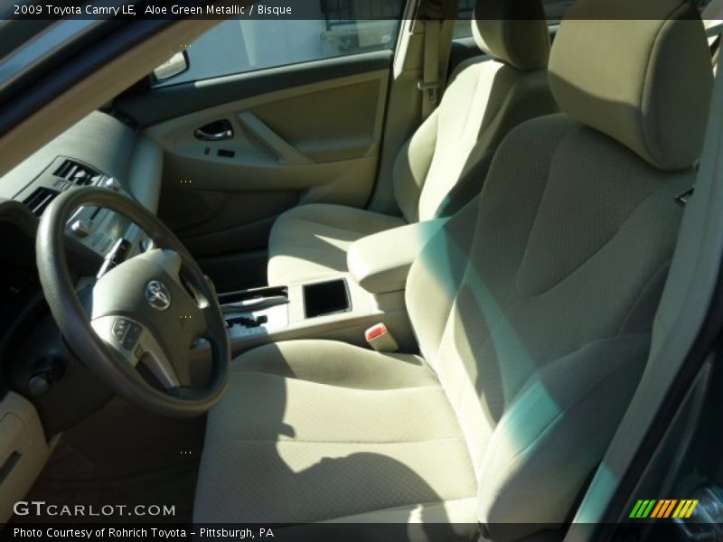 Aloe Green Metallic / Bisque 2009 Toyota Camry LE