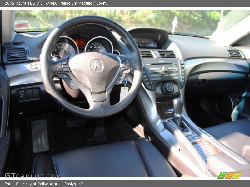 Palladium Metallic / Ebony 2009 Acura TL 3.7 SH-AWD