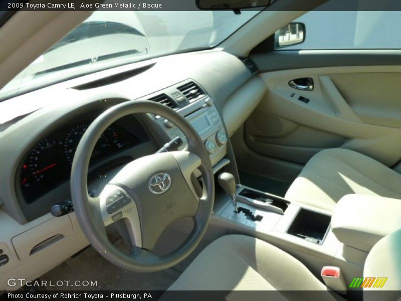Aloe Green Metallic / Bisque 2009 Toyota Camry LE