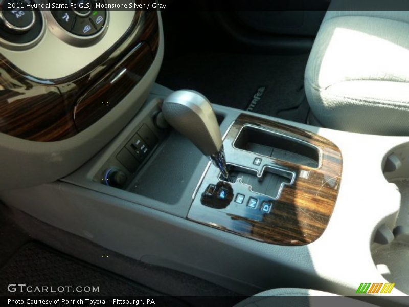 Moonstone Silver / Gray 2011 Hyundai Santa Fe GLS