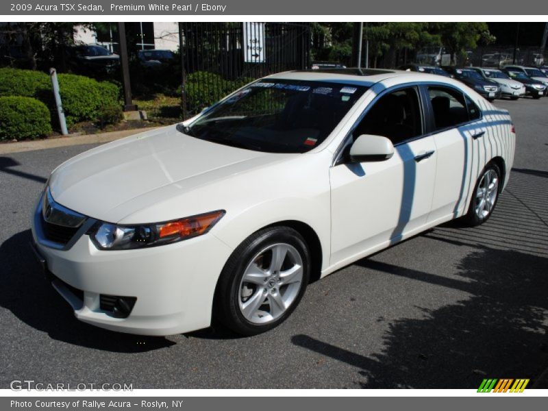 Premium White Pearl / Ebony 2009 Acura TSX Sedan