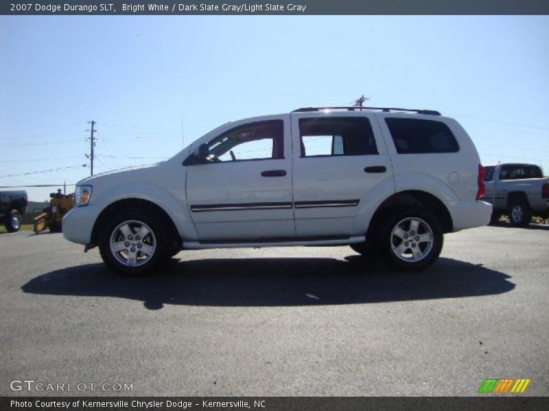 Bright White / Dark Slate Gray/Light Slate Gray 2007 Dodge Durango SLT
