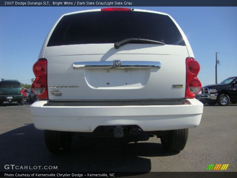 Bright White / Dark Slate Gray/Light Slate Gray 2007 Dodge Durango SLT