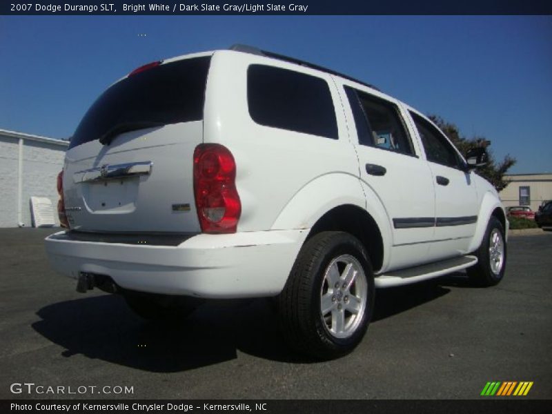 Bright White / Dark Slate Gray/Light Slate Gray 2007 Dodge Durango SLT