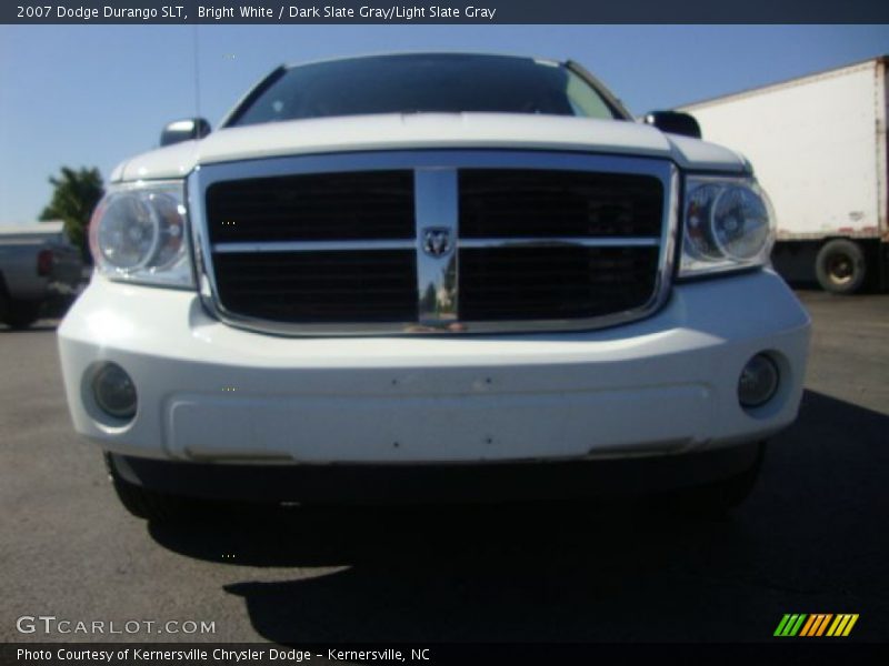 Bright White / Dark Slate Gray/Light Slate Gray 2007 Dodge Durango SLT