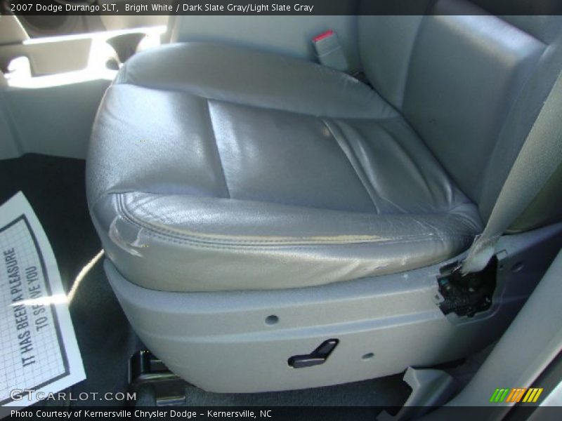 Bright White / Dark Slate Gray/Light Slate Gray 2007 Dodge Durango SLT