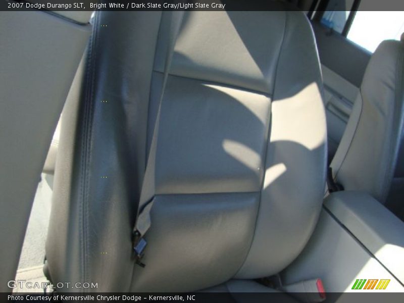 Bright White / Dark Slate Gray/Light Slate Gray 2007 Dodge Durango SLT
