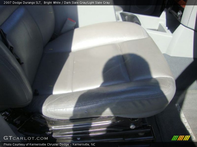 Bright White / Dark Slate Gray/Light Slate Gray 2007 Dodge Durango SLT