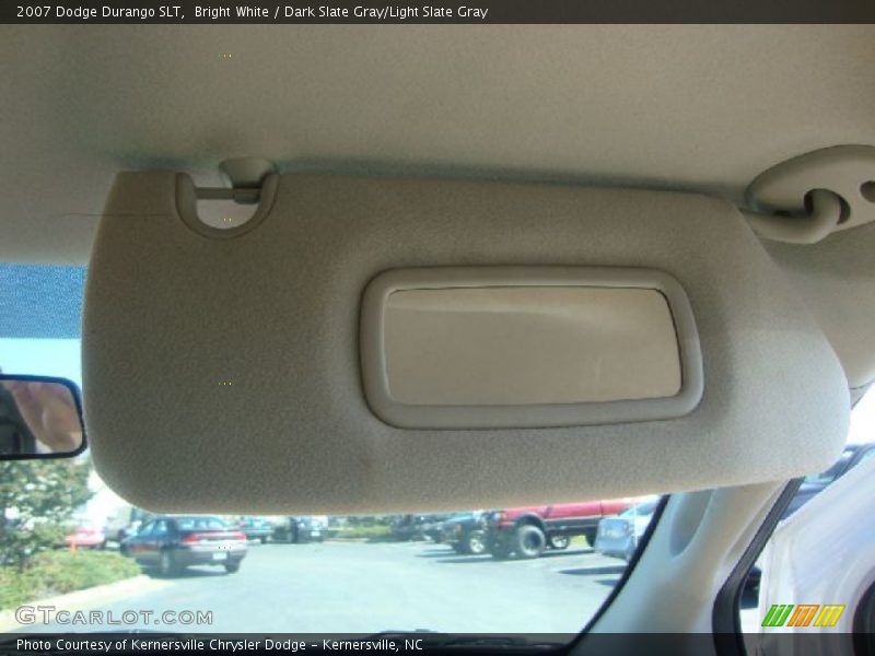 Bright White / Dark Slate Gray/Light Slate Gray 2007 Dodge Durango SLT
