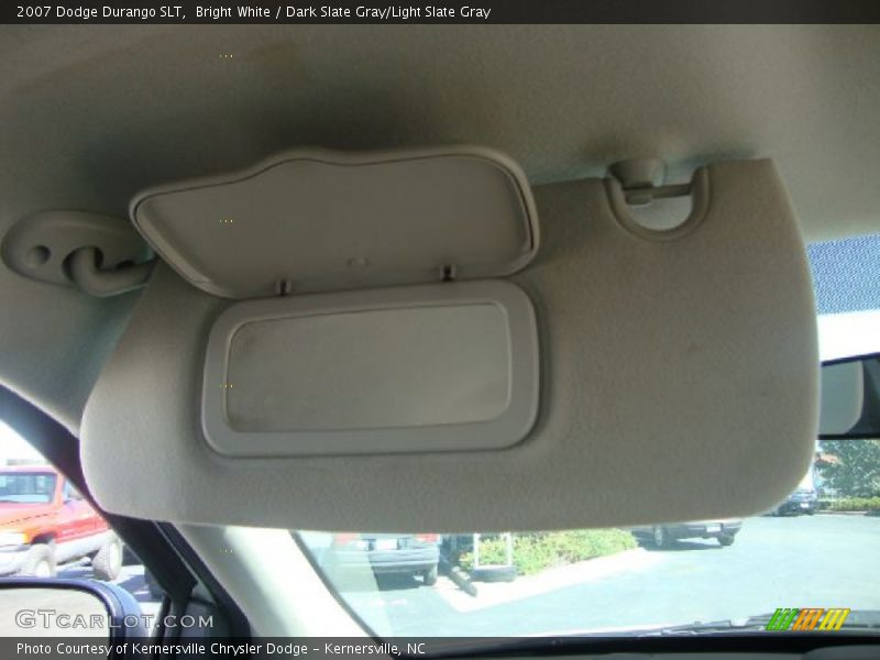 Bright White / Dark Slate Gray/Light Slate Gray 2007 Dodge Durango SLT