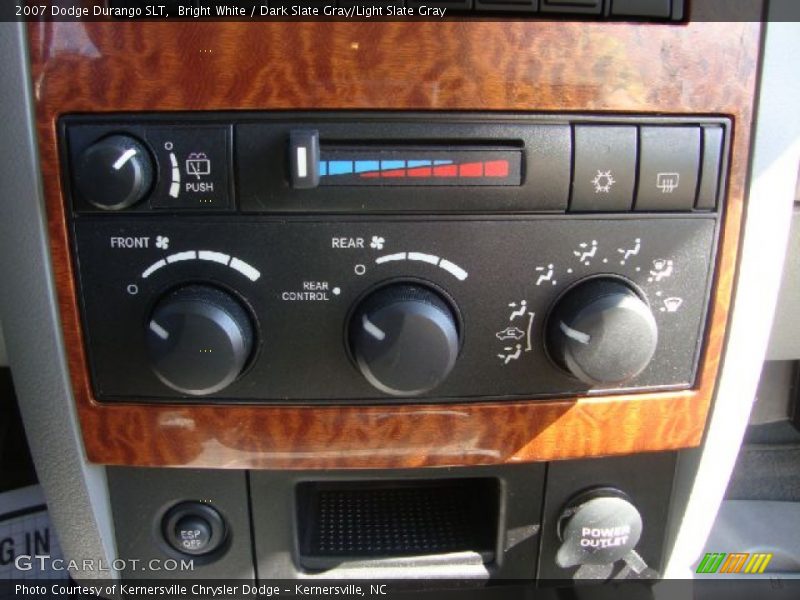 Bright White / Dark Slate Gray/Light Slate Gray 2007 Dodge Durango SLT
