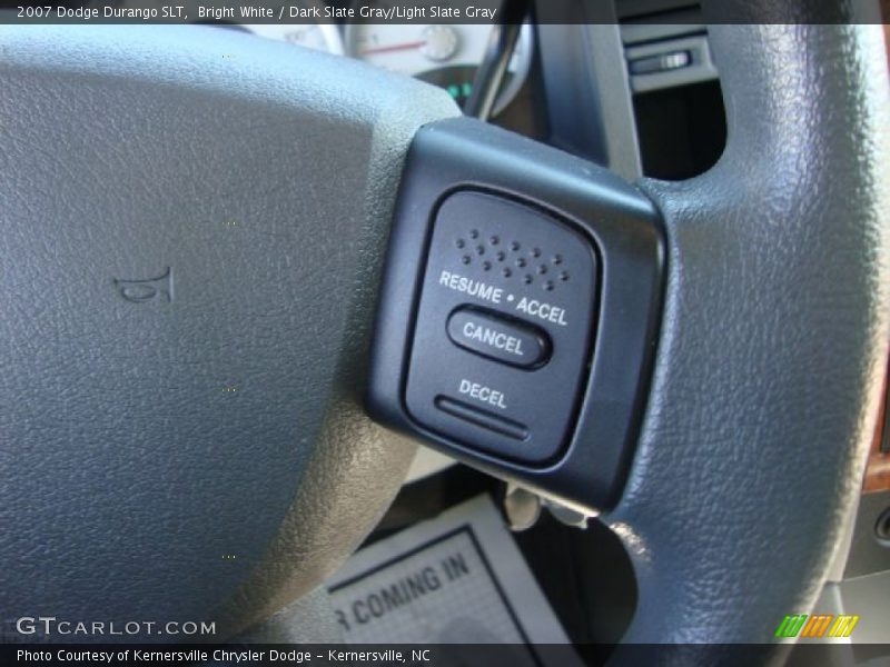 Bright White / Dark Slate Gray/Light Slate Gray 2007 Dodge Durango SLT