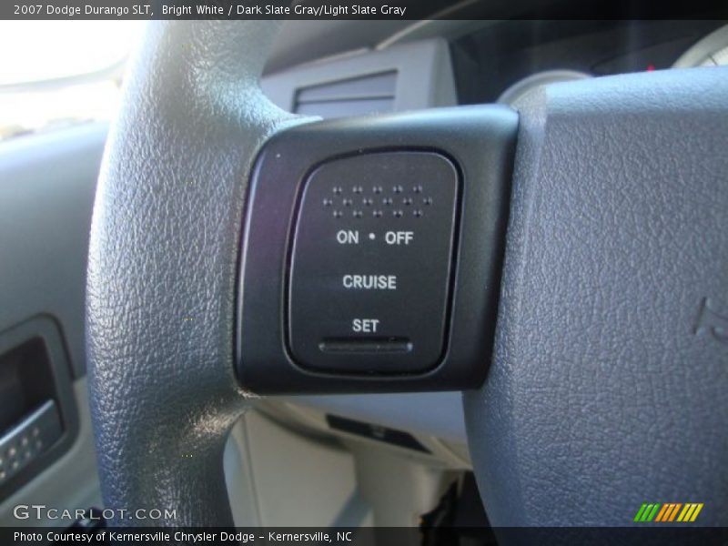 Bright White / Dark Slate Gray/Light Slate Gray 2007 Dodge Durango SLT