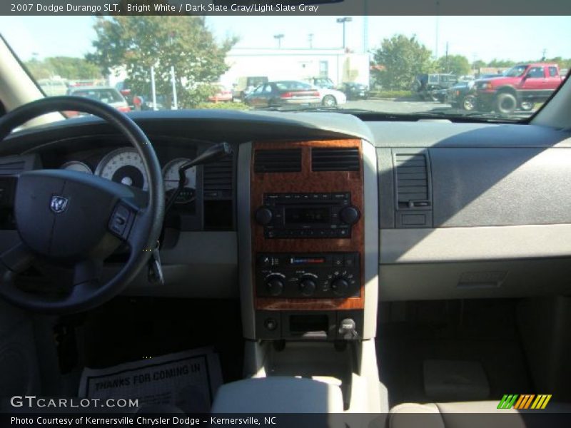 Bright White / Dark Slate Gray/Light Slate Gray 2007 Dodge Durango SLT