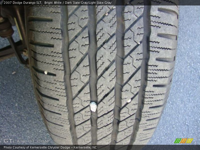 Bright White / Dark Slate Gray/Light Slate Gray 2007 Dodge Durango SLT