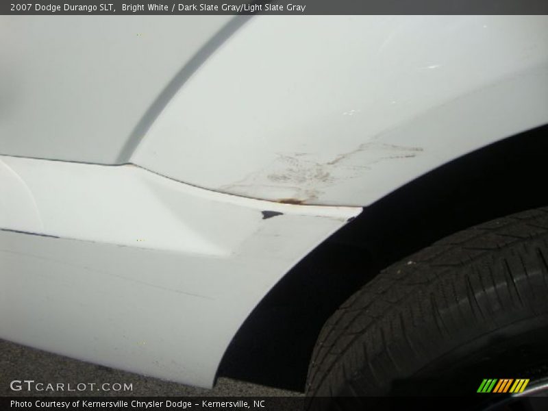 Bright White / Dark Slate Gray/Light Slate Gray 2007 Dodge Durango SLT