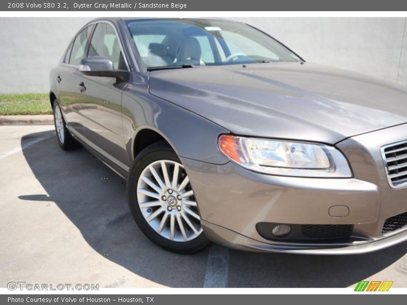 Oyster Gray Metallic / Sandstone Beige 2008 Volvo S80 3.2