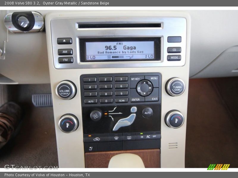 Oyster Gray Metallic / Sandstone Beige 2008 Volvo S80 3.2