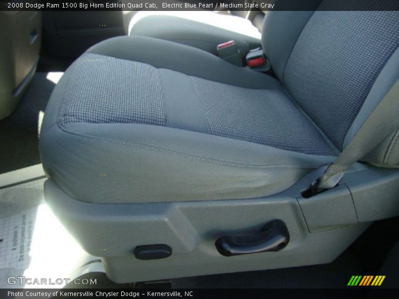 Electric Blue Pearl / Medium Slate Gray 2008 Dodge Ram 1500 Big Horn Edition Quad Cab