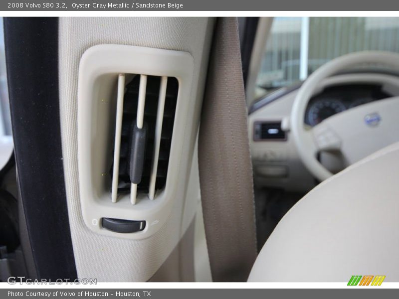 Oyster Gray Metallic / Sandstone Beige 2008 Volvo S80 3.2