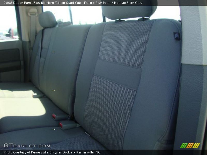 Electric Blue Pearl / Medium Slate Gray 2008 Dodge Ram 1500 Big Horn Edition Quad Cab
