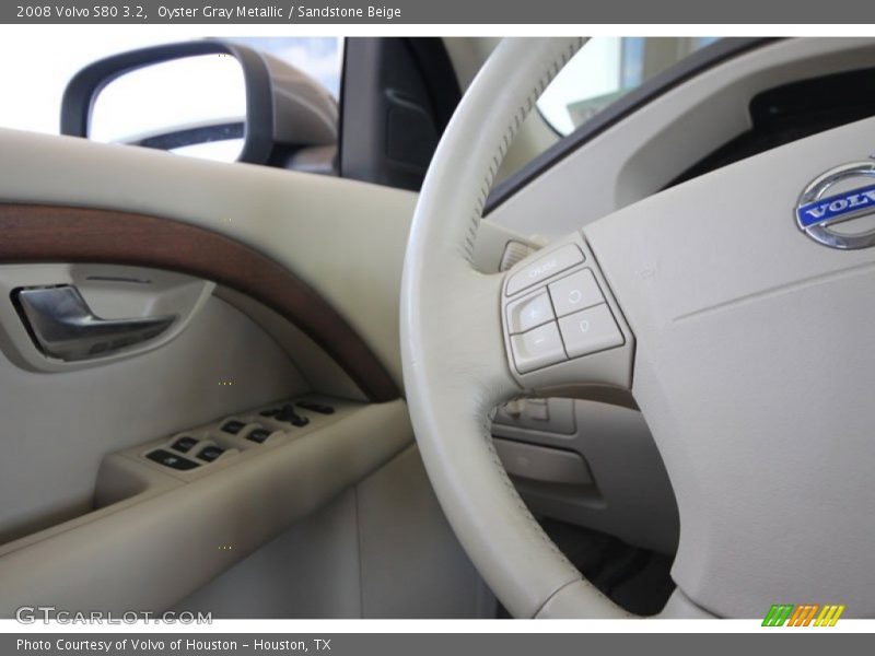 Oyster Gray Metallic / Sandstone Beige 2008 Volvo S80 3.2