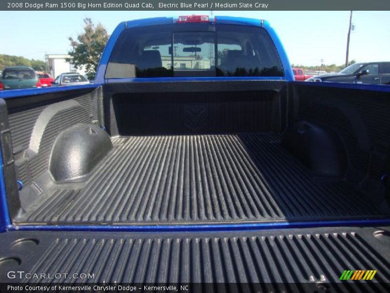Electric Blue Pearl / Medium Slate Gray 2008 Dodge Ram 1500 Big Horn Edition Quad Cab