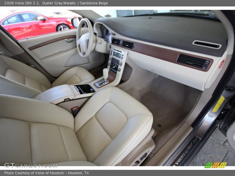 Oyster Gray Metallic / Sandstone Beige 2008 Volvo S80 3.2
