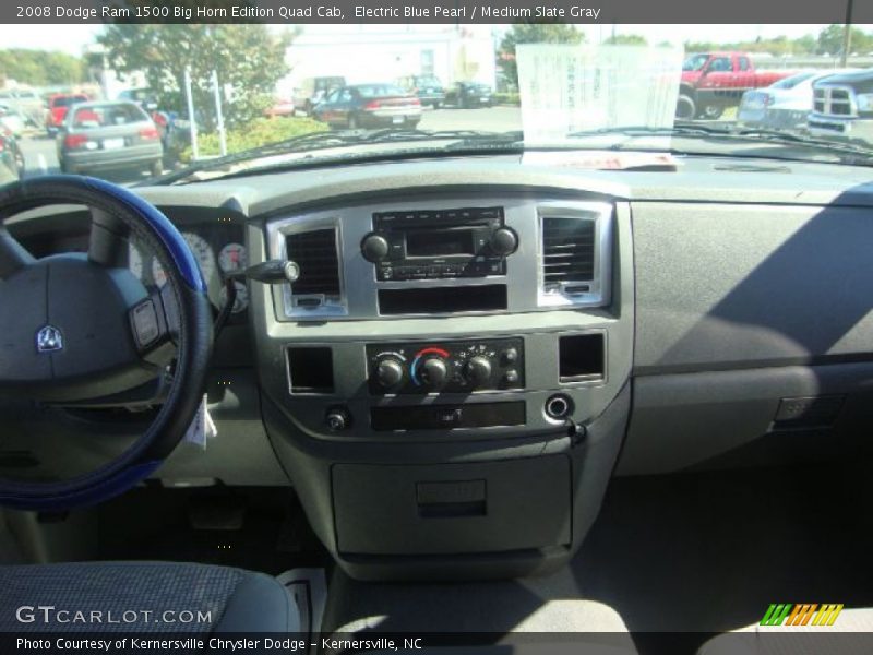 Electric Blue Pearl / Medium Slate Gray 2008 Dodge Ram 1500 Big Horn Edition Quad Cab