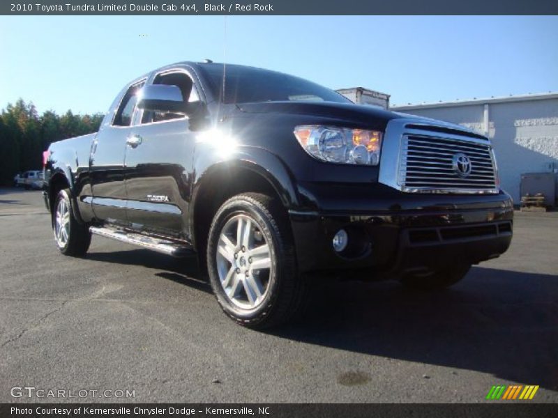 Black / Red Rock 2010 Toyota Tundra Limited Double Cab 4x4