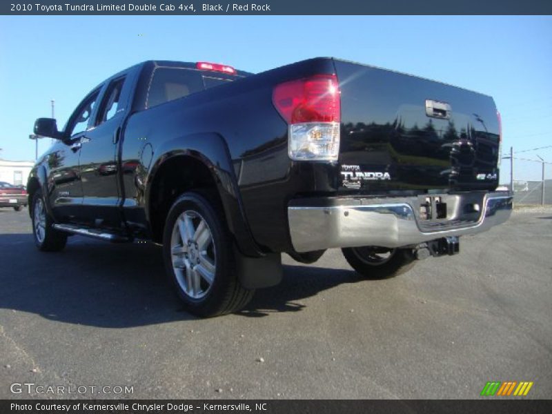 Black / Red Rock 2010 Toyota Tundra Limited Double Cab 4x4