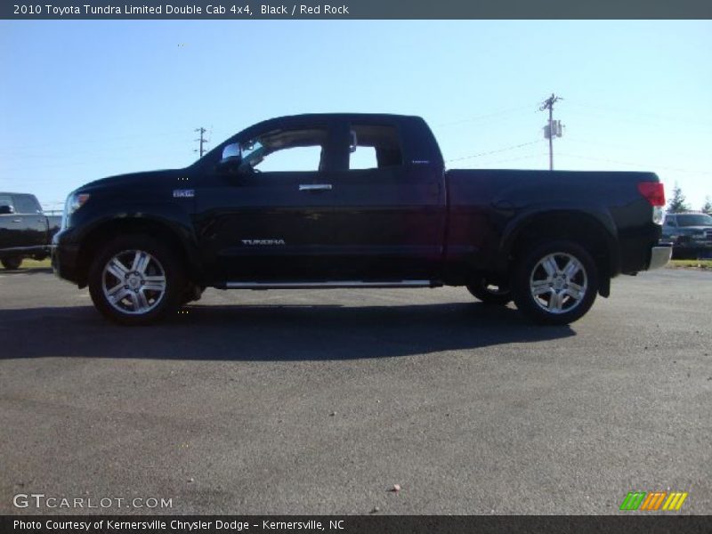Black / Red Rock 2010 Toyota Tundra Limited Double Cab 4x4