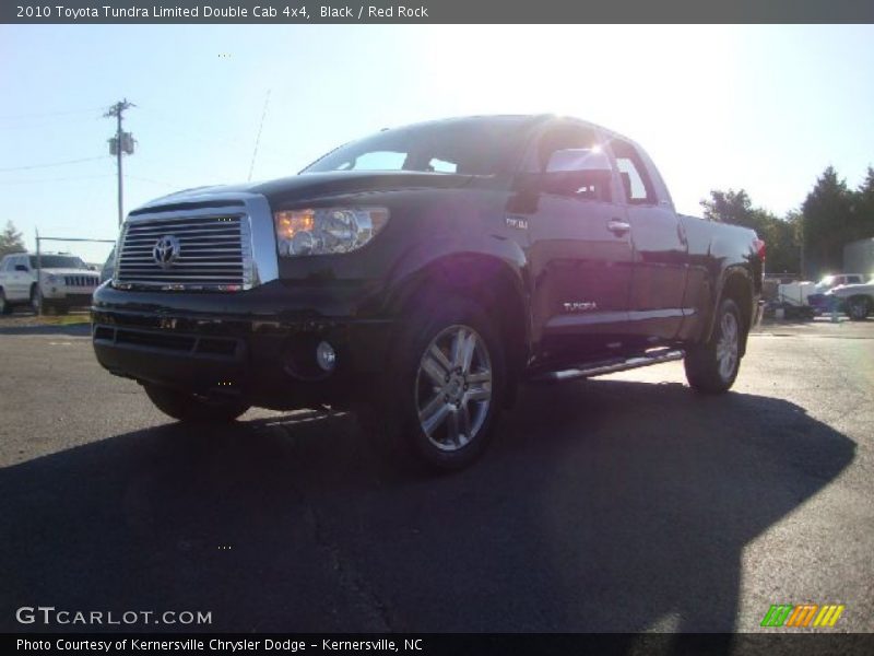 Black / Red Rock 2010 Toyota Tundra Limited Double Cab 4x4