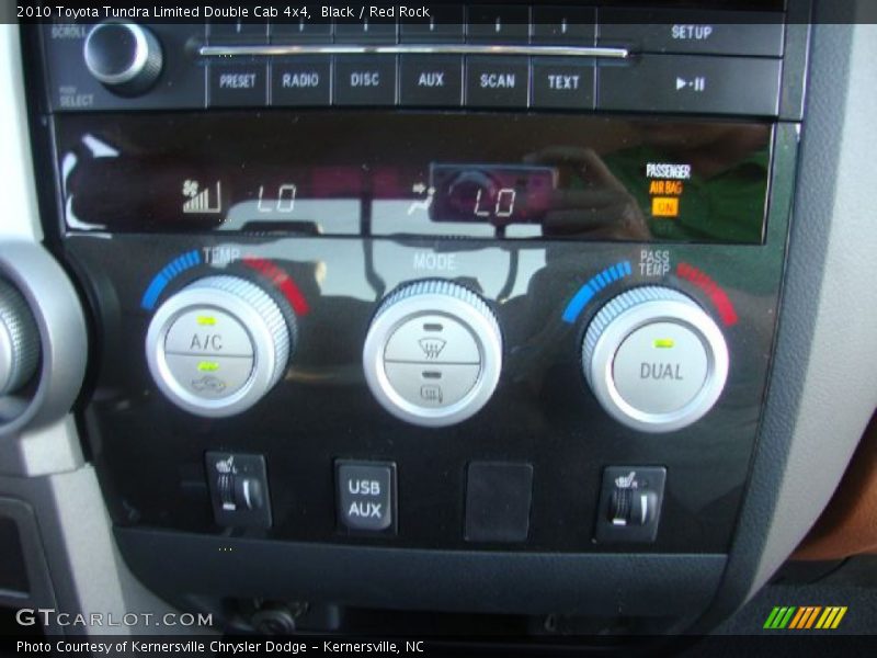Black / Red Rock 2010 Toyota Tundra Limited Double Cab 4x4