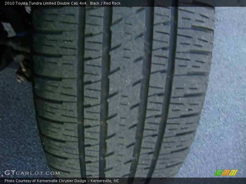 Black / Red Rock 2010 Toyota Tundra Limited Double Cab 4x4