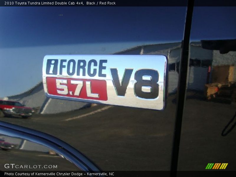 Black / Red Rock 2010 Toyota Tundra Limited Double Cab 4x4