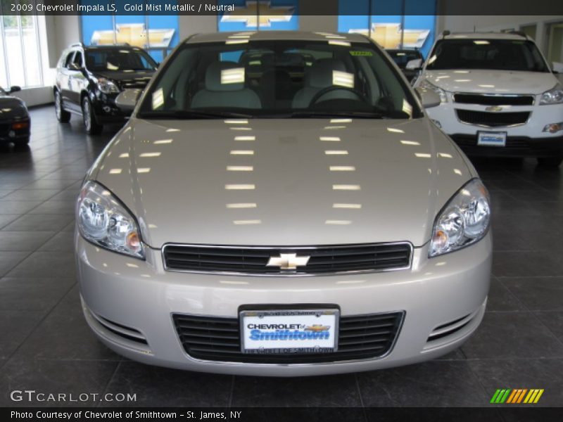 Gold Mist Metallic / Neutral 2009 Chevrolet Impala LS