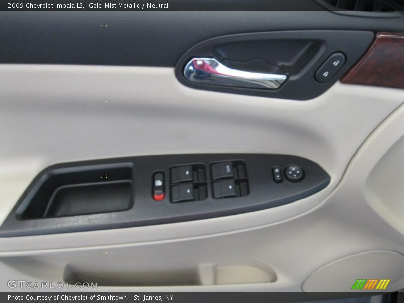 Gold Mist Metallic / Neutral 2009 Chevrolet Impala LS