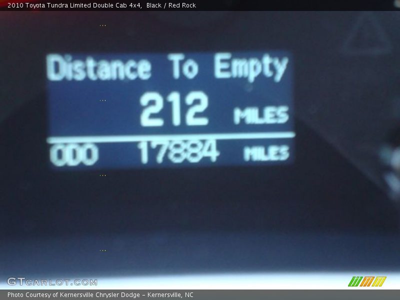Black / Red Rock 2010 Toyota Tundra Limited Double Cab 4x4