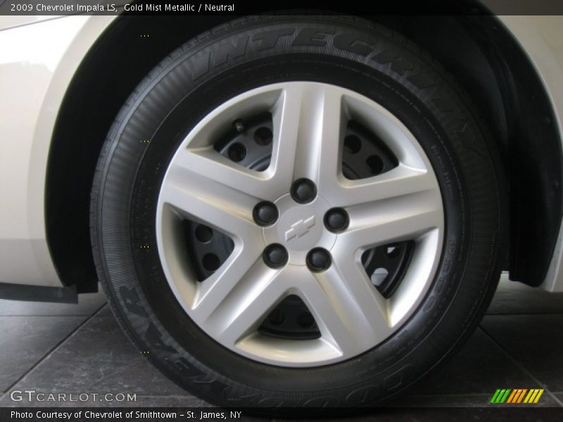 Gold Mist Metallic / Neutral 2009 Chevrolet Impala LS