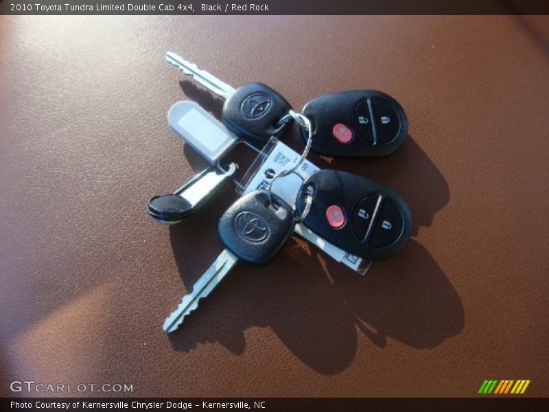Black / Red Rock 2010 Toyota Tundra Limited Double Cab 4x4